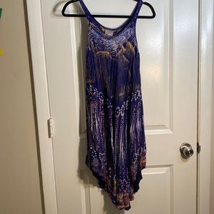 Boho patterned sun dress